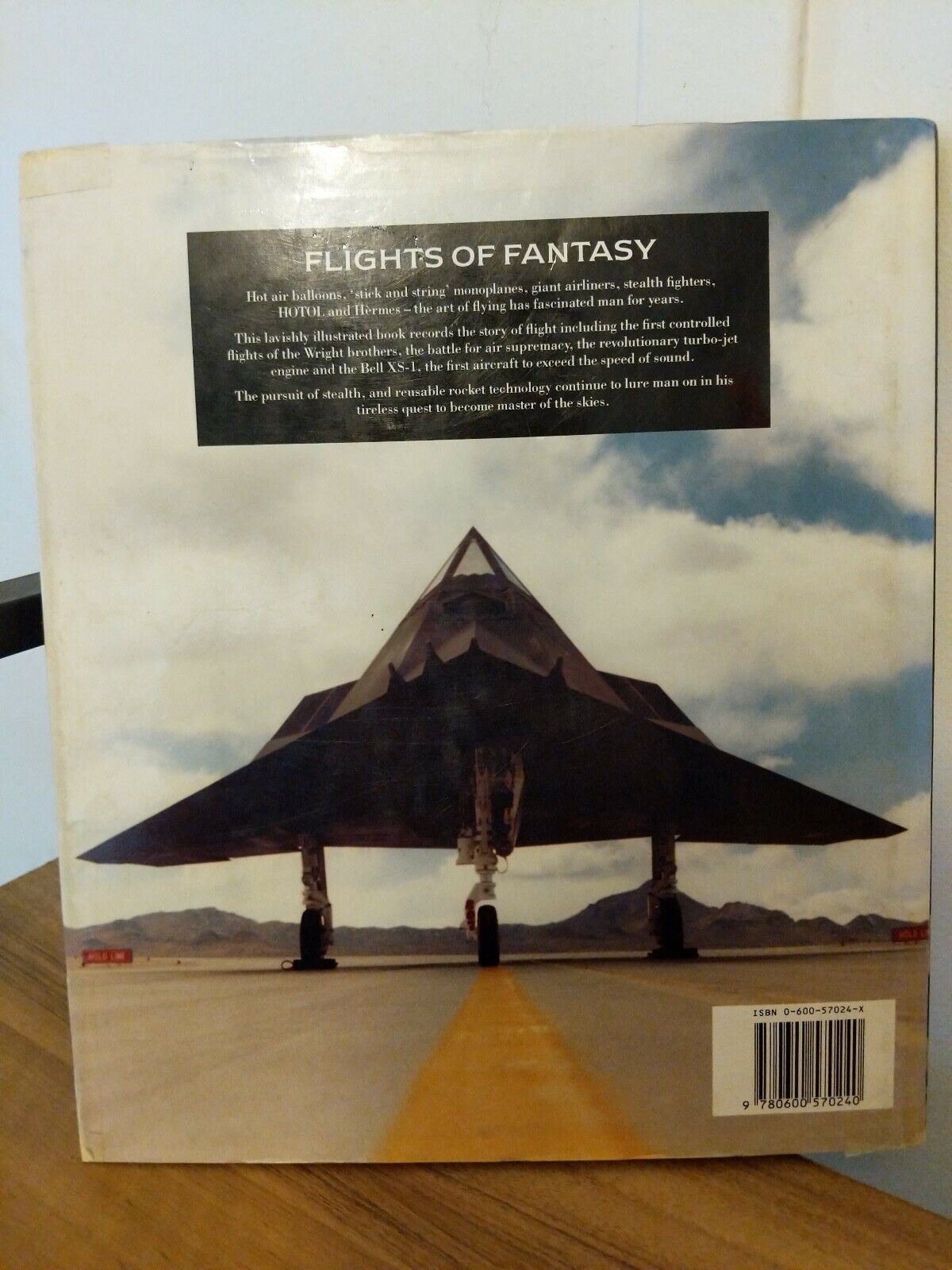 Flights of Fantasy by Bill Gunston - Hardcover Aircraft / Aviation Book