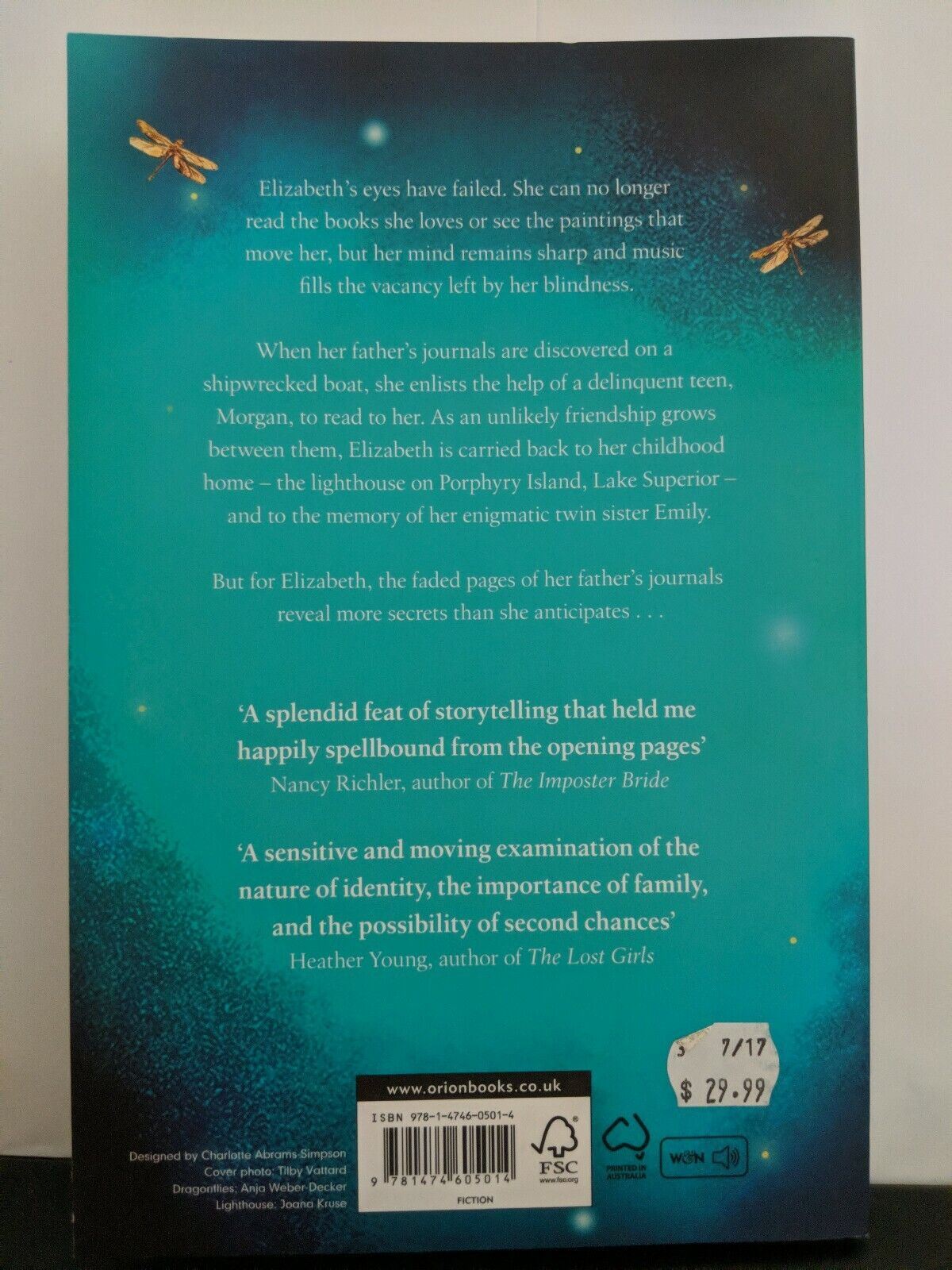like new The Lightkeeper's Daughters - A Radio 2 Book Club Choice by Jean Pendzi
