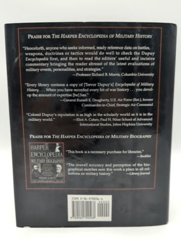 Encyclopedia of Military History: From 3500BC-Present (Hardcover, 1986)
