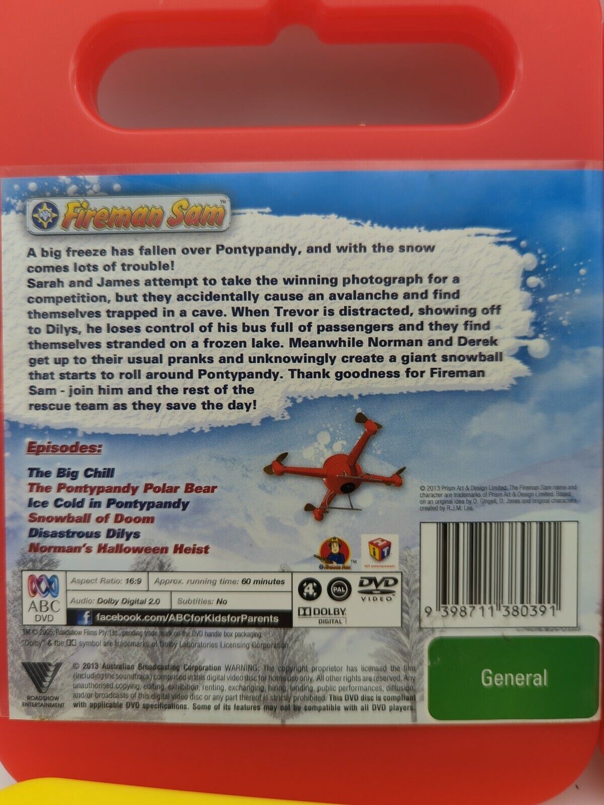 Fireman Sam DVD Bundle x4 Snow Trouble,Pirates of Pontypandy,Mountain Rescue +
