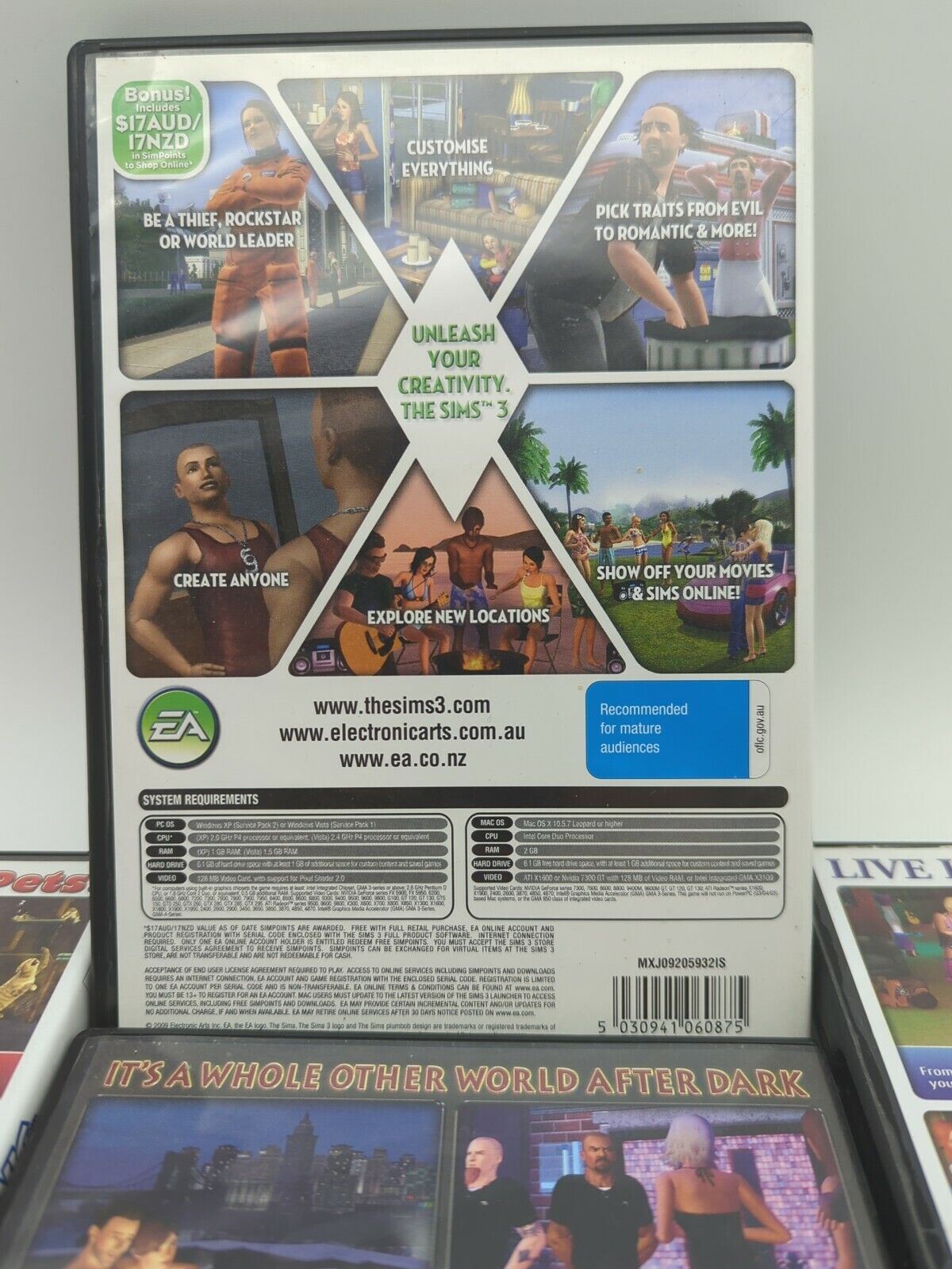The Sims 3 PC Game & 2 Expansion Pack Lot Bundle | Pets, Generations