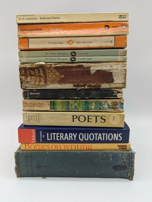 The Complete Works of William Shakespeare & lot of English literature books