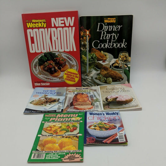The Australian Woman's Weekly Mixed Lot Of Cookbooks