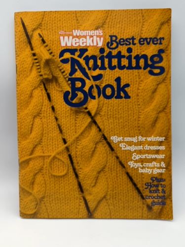 Best Ever Knitting Book by Australian Women's Weekly (Paperback) Book Nook