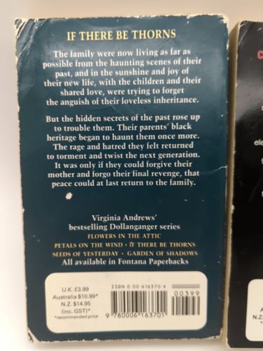 Dark Angel Fallen Hearts If There Be Thorns by Virginia Andrews (Paperback)