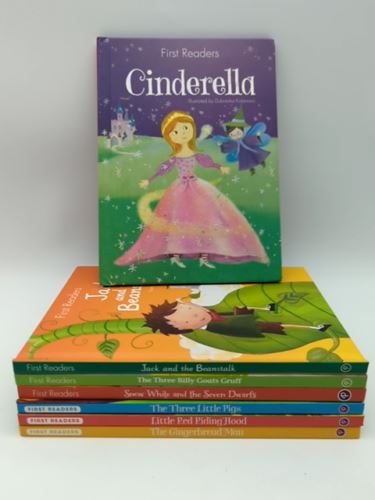 7x First Readers Girls Boys Book Bundle - Parraggon Books