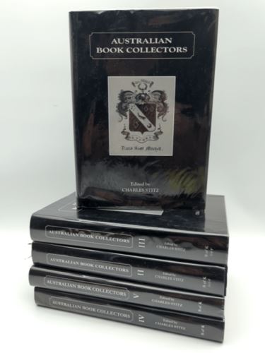 Australian Book Collectors by Charles Stitz (Hardcover, 5 Vols) 1st Ed SIGNED