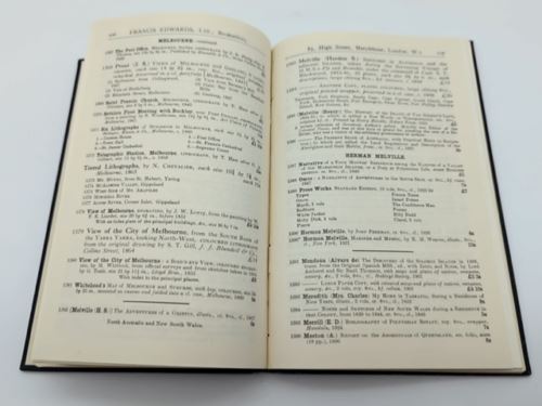 Catalogue of James Edge Partington Australasian Collection of Books, Photos 1934